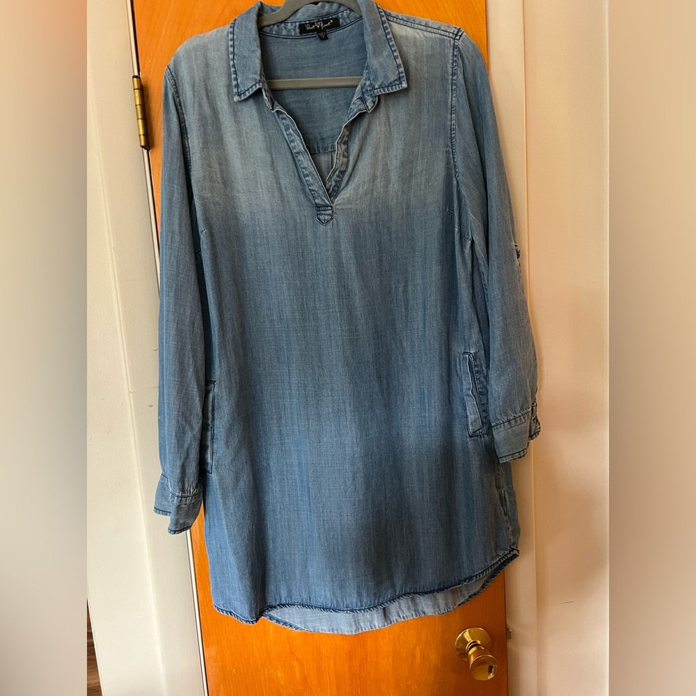 Denim Long Sleeve Dress
